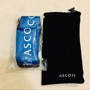 Luggage combination lock FAA approved strap BLUE Ascott brand